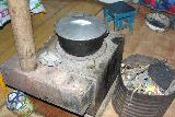 the stove